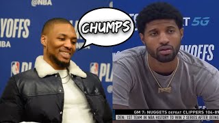 Damian Lillard CALLS OUT Paul George, Patrick beverly \& The Los Angeles Clippers ON TWITTER