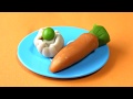 粘土「しゅうまい＆人参」作り方 Shaomai & Carrots/clay