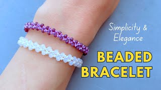 Easy Beaded Macrame Bracelet In Just 4 Minutes How To Make Macrame Bracelet With Beads