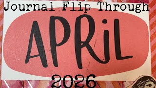 Journal Flip through - April 2026