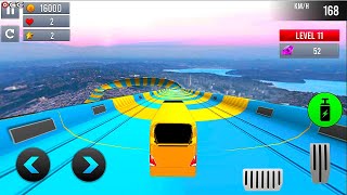 Bus Ramp Stunt Games Impossible Bus Driving Games - Android GamePlay #2 screenshot 4