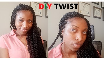 DIY. HOW TO DO MIDIUM SIZE SENEGALESE TWISTS. BEGINNER