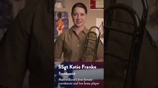 The Marine Band's First Female Trombonist