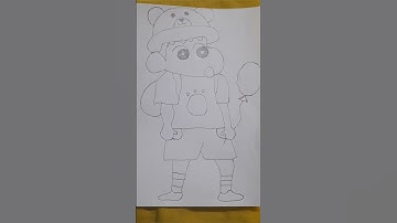 Shinchan drawing #shinchan #easy #drawing #art #viral #shorts