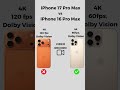 iPhone 17 Pro Max vs iPhone 16 Pro