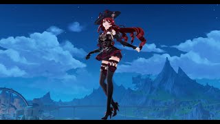 Bloody Mary Navia Skin Showcase - Genshin Impact Lunimater