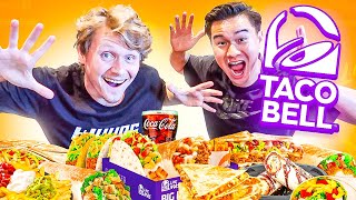 Eating ENTIRE Taco Bell Menu w/ Jiedel!