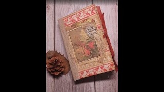 Autumn Thoughts, a handmade vintage look botanical junk