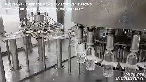 Dây chuyền chiết rót nước uống tinh khiết tự động