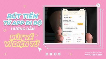 Cách rút tiền từ app đi bộ KB Fina về Ví điện tử Gpay