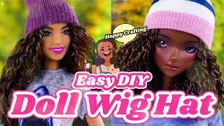 DIY  How to Make: Doll Wig Hat | EASY