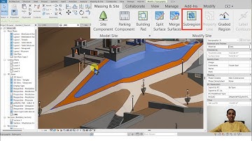 EP65 | Revit Beginner Program | Subregion - Topography | Bansri Pandey