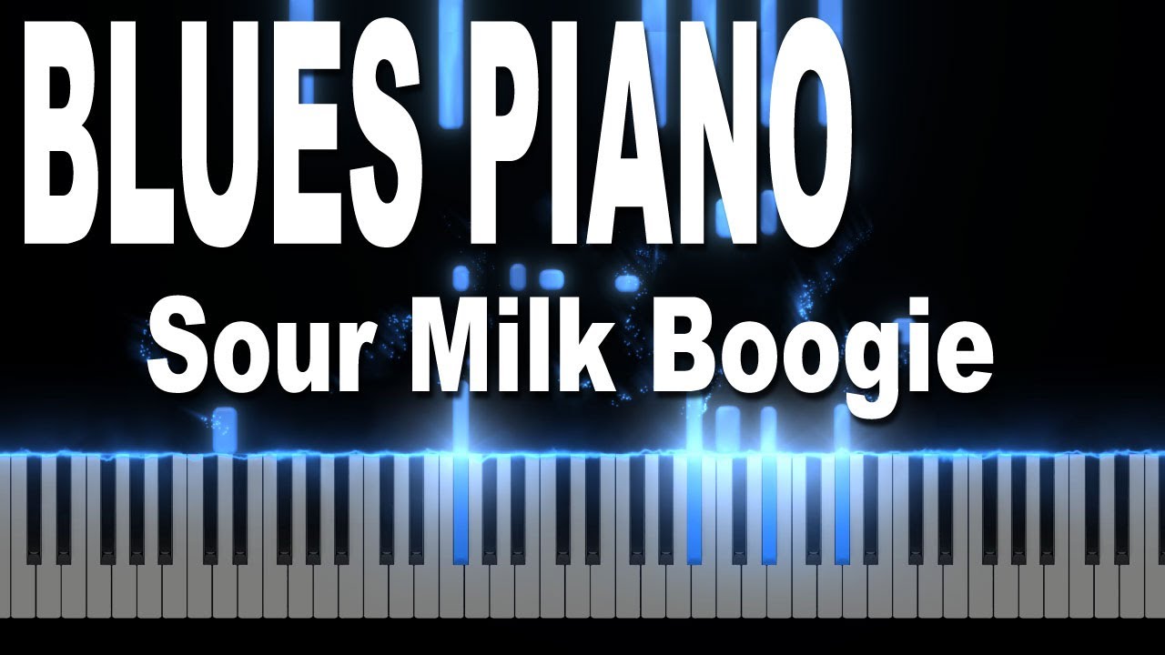 "Sour Milk Boogie" BLUES PIANO Tutorial Solo Instrumental (Rock and Roll and Boogie Woogie)