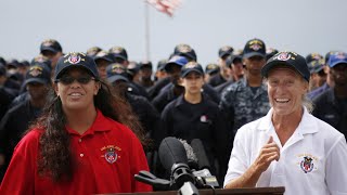'Oh my God, we've been saved': women rescued at sea