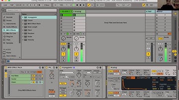 Ableton Rack Inception: Using Racks In Live - 1. MIDI Effects Racks