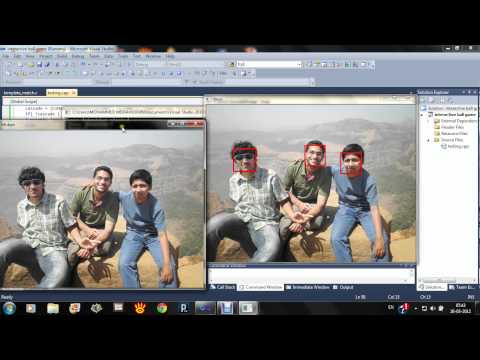 Face detection using OpenCV