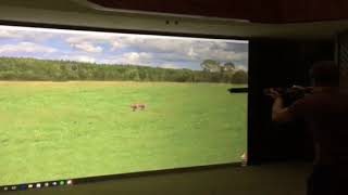Using a projector with a DryFire USA Target Simulator to practice trap and skeet shooting. screenshot 4