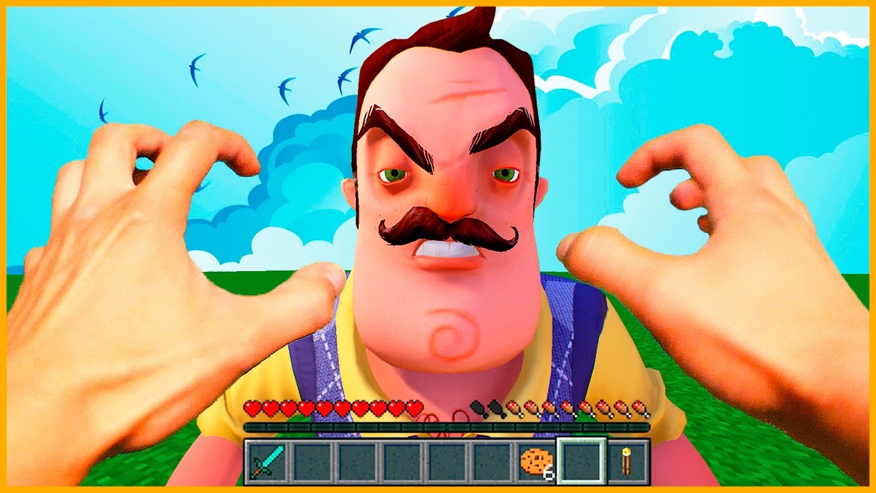 YOUTUBERS VS HELLO NEIGHBOR | MINECRAFT TROLLING videos graciosos para facebook