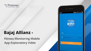 Bajaj Allianz - Fitness Monitoring Mobile App Explanatory Video screenshot 5