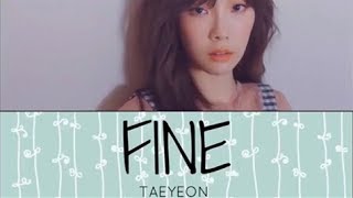 Taeyeon - Fine 