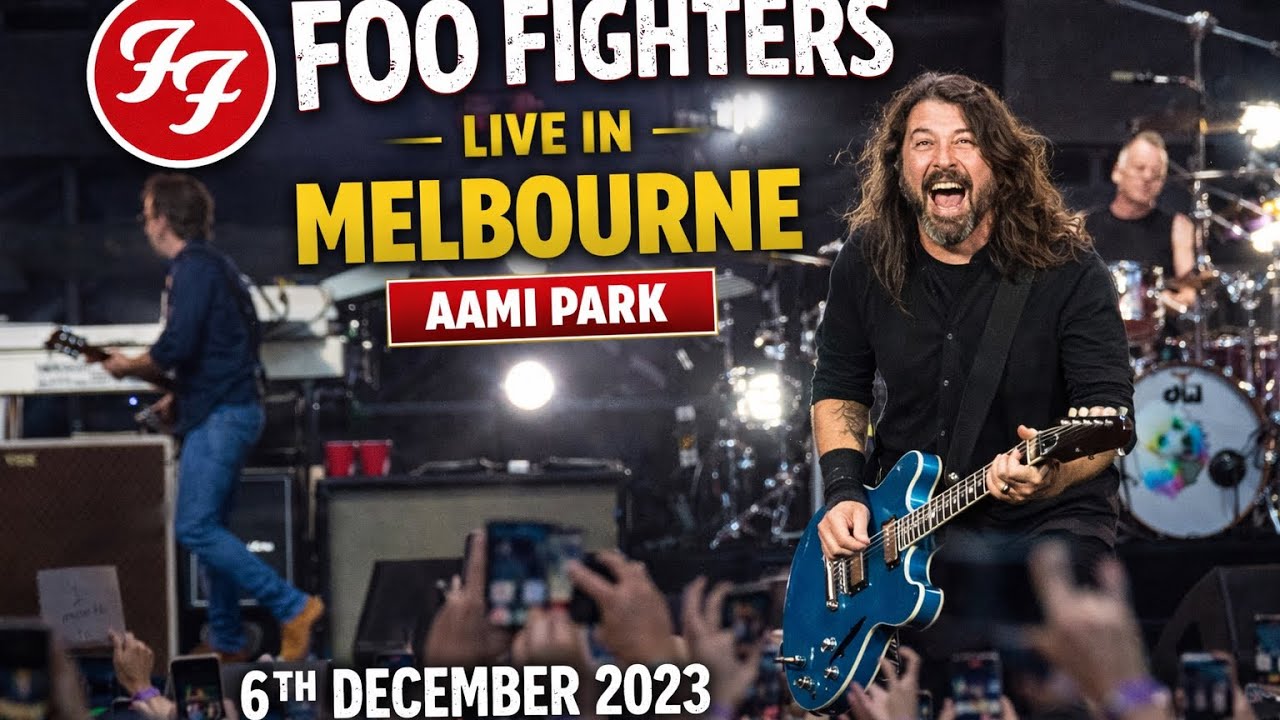 Foo Fighters Live at AAMI Park Melbourne 6th December 2023 (Not Complete Show)