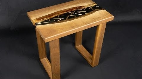 Live Bullet Epoxy Table