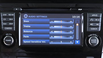 2014 NISSAN Frontier - Control Panel and Touch Screen Overview (if so equipped)