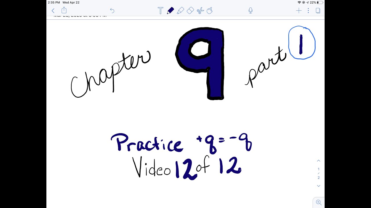 Ch 9 Part 1 Vid 12 - YouTube