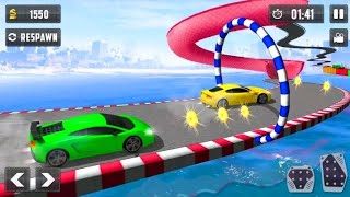 Crazy Car Driving Simulator - Impossible Sky Tracks - Android Gameplay screenshot 5