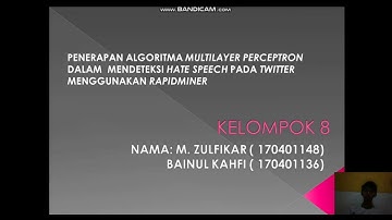 Penerapan Algoritma MLP Pada Hatespeech
