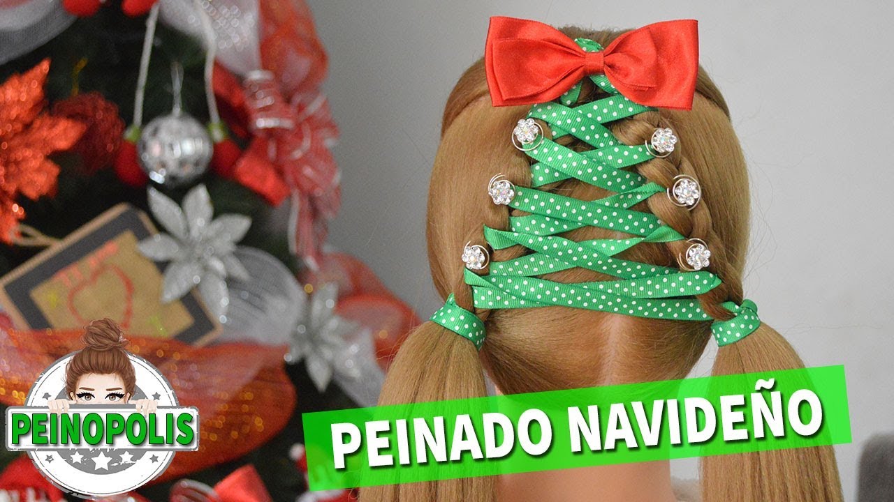 Peinados De Navidad O Navideño Para Niñas Peinado Con Trenzas Arbol Faciles Y Rapidos Peinados De Navidad O Navideño Para Niñas Peinado Con Trenzas Arbol Faciles Y Rapidos