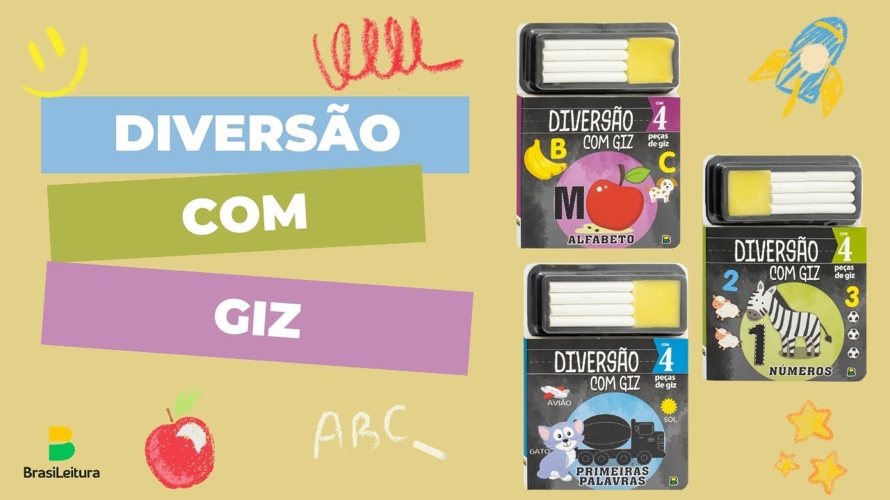 Diversão com Giz: Alfabeto | Todolivro