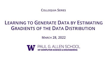 Allen School Colloquium: Yang Song (Stanford)