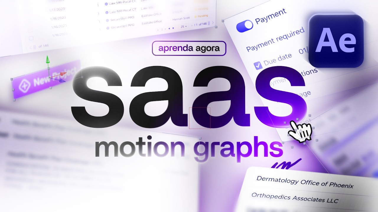 Domine “SAAS MOTION GRAPHS” COMPLETAMENTE no After Effects!