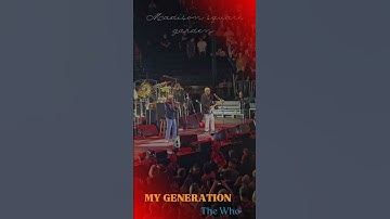 my generation.....#thewho  #nyc #madisonsquaregarden  #conciertos2025  #the last song