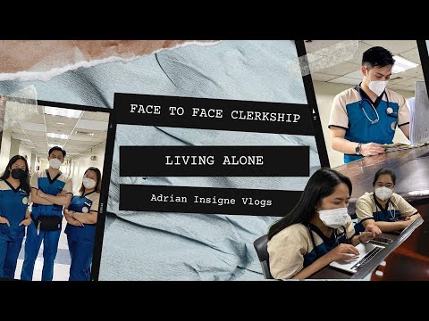 F2F Clerkship duty + Living alone | Med school vlog | Philippines