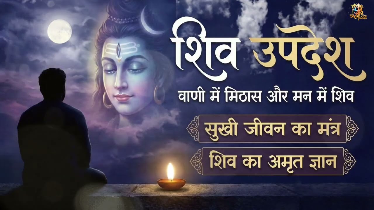 वाणी में मिठास और मन में शिव | सुखी जीवन का रहस्य 🙏 | Powerful Shiv Updesh