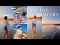 CHILL DAY IN MY LIFE | beach, books, grwm