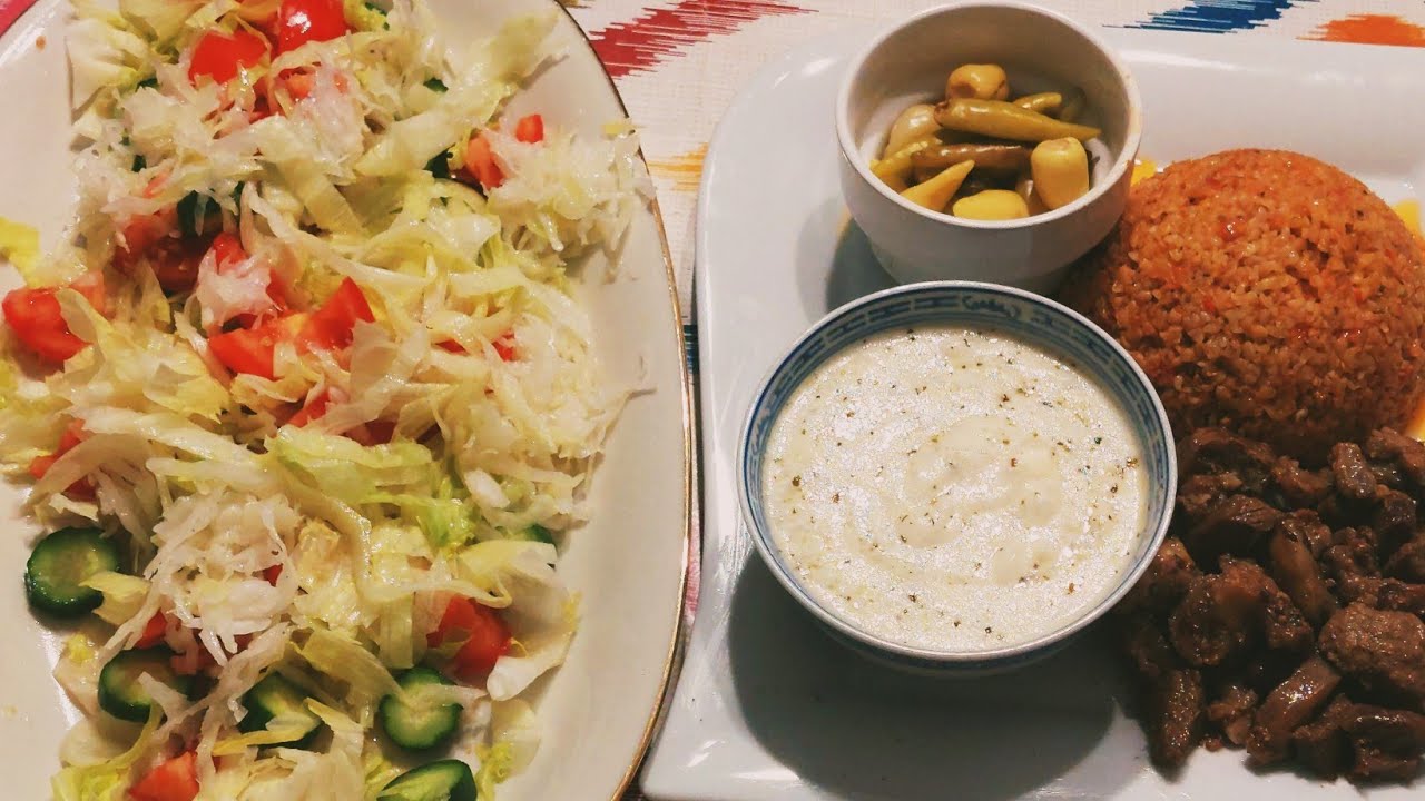 YEMEK TARIFLERI ~ Kavurma ~ Sebzeli Bulgur Pilavi ~ Yoğurt çorbası ~ Yeşil Salata YEMEK TARIFLERI ~ Kavurma ~ Sebzeli Bulgur Pilavi ~ Yoğurt çorbası ~ Yeşil Salata