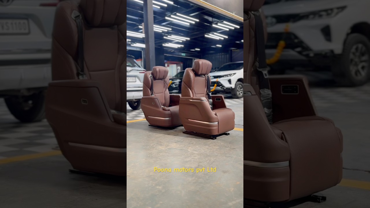 Recliner seat installed in Innova Hycross 