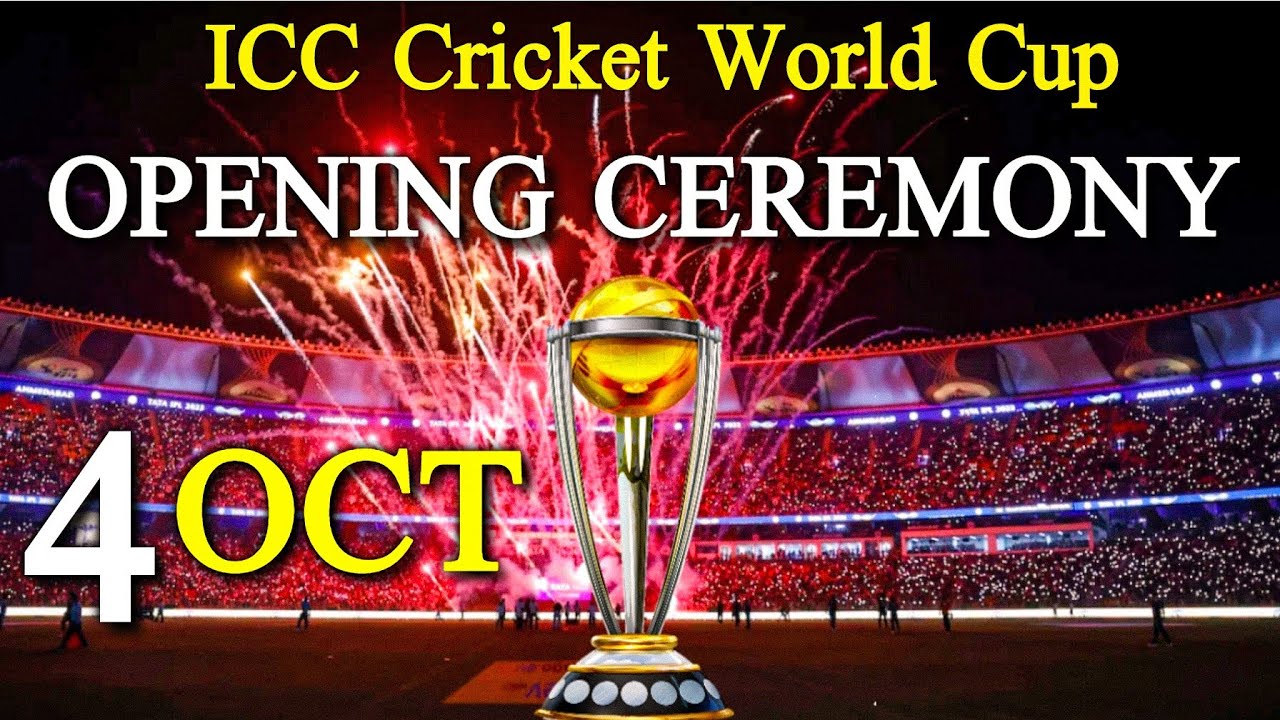 ICC Cricket World Cup 😱 opening ceremony 🤔 date and time Khelar