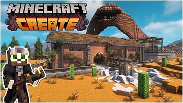 I built a GLASS FACTORY Minecraft Create Mod!