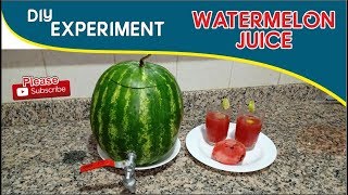 Watermelon Experiment Juice 2019 | DIY Watermelon Trick Juice