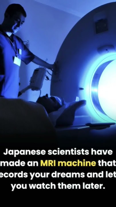 Japanese Mri Machine That Can Record Dreams Dream recorder MRI machine #japan #japanese #MRI machine #dream