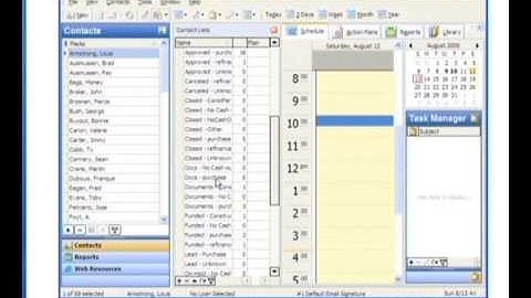 4-4 Contact Lists that automatically populate when syncing LOS files