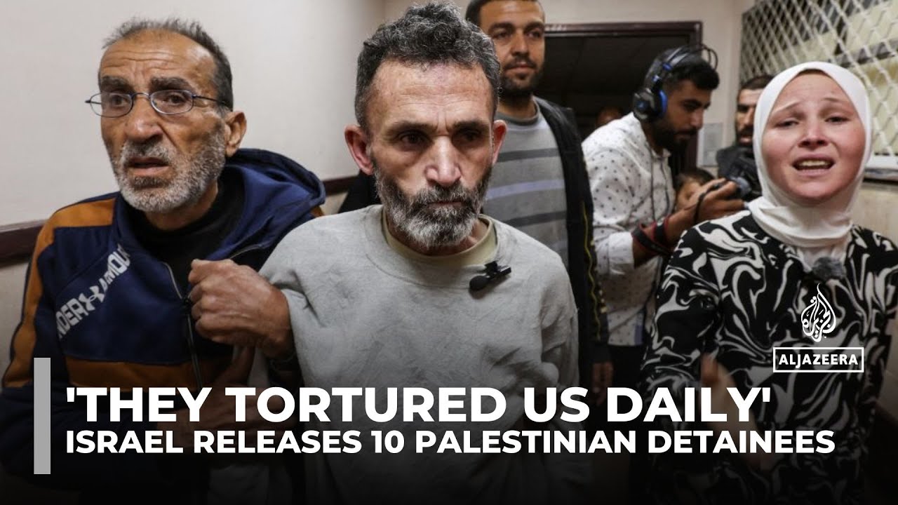 إسرائيل تفرج عن 10 معتقلين فلسطينيين؛ والمفرج عنهم يبلغون عن تعرضهم للإساءة.