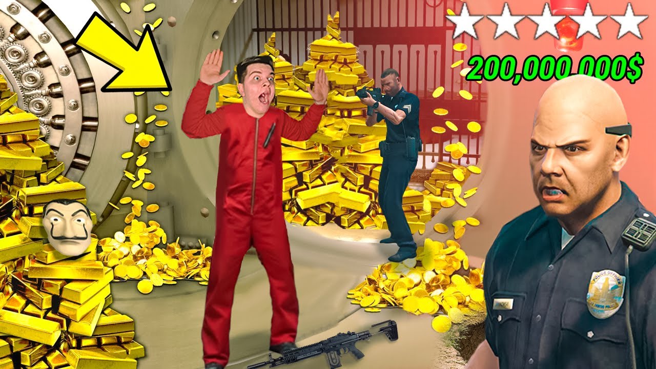 PLJAČKAM NAJVEĆU BANKU U GTA 5😱💰 *99% nemoguće* (Pakleni Plan)