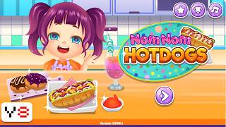 Nom Nom Hotdogs Game Walkthrough Review #games #gameplaywalkthrough #gameplay #cook #nomnom screenshot 3