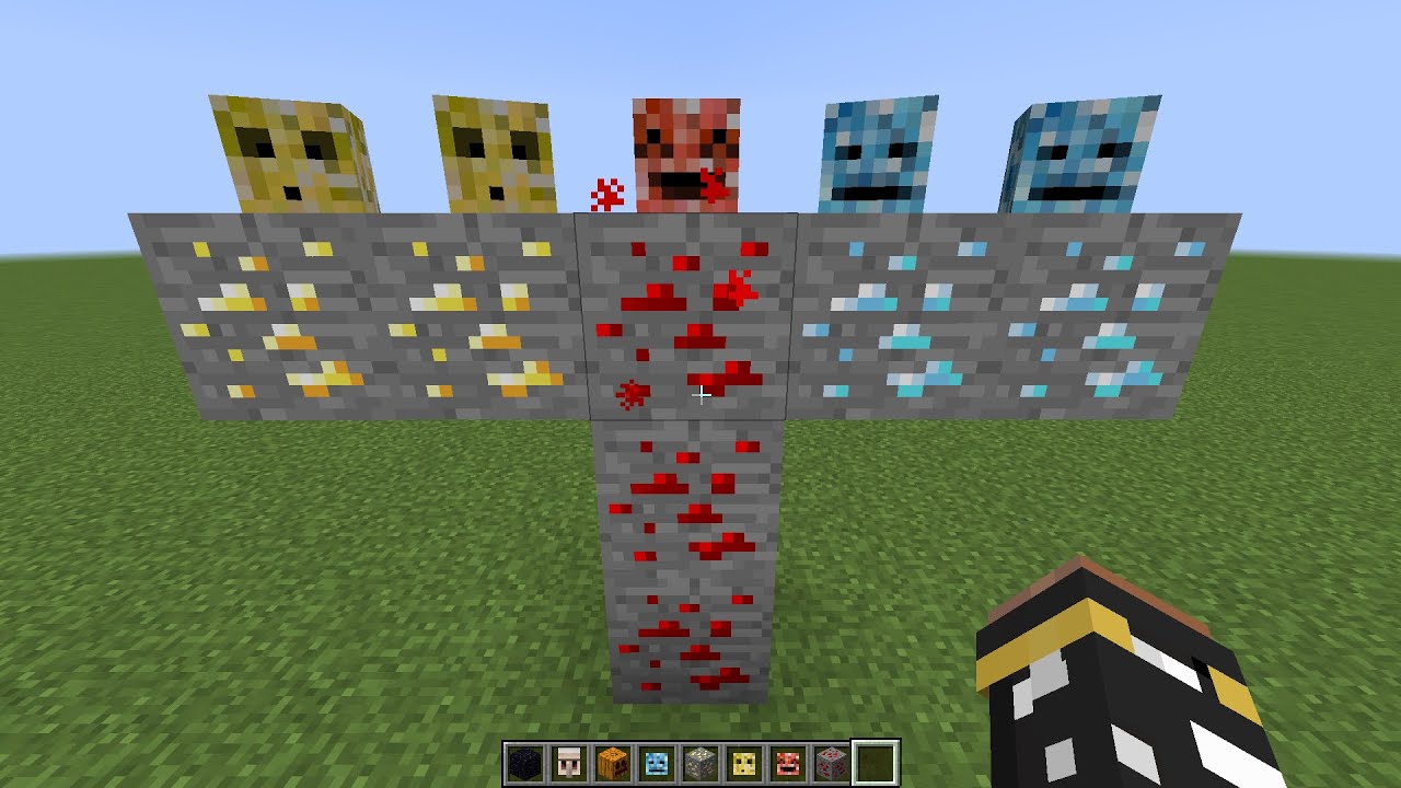 what if you create an ORES CREEPER in MINECRAFT - YouTube