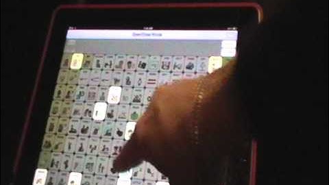 Speak for Yourself AAC iPad app using Babble